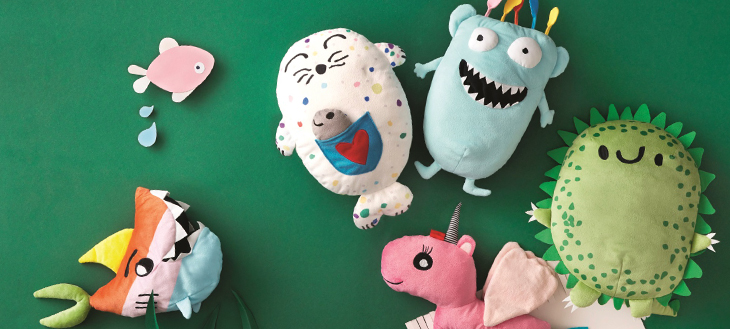 【売上寄付】子どもの絵がそのままソフトトイになった！イケアが毎年発売する、サゴスカット限定コレクションが素敵！