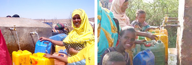 10箇所の給水スポットがエリアごとに設置できました。